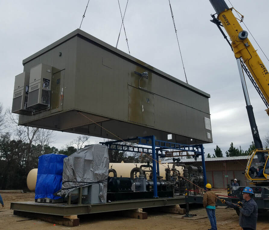modular crude oil pumping station