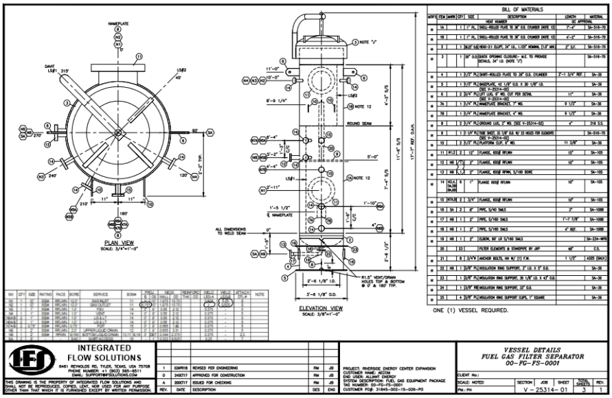 fuel gas separator AECOM